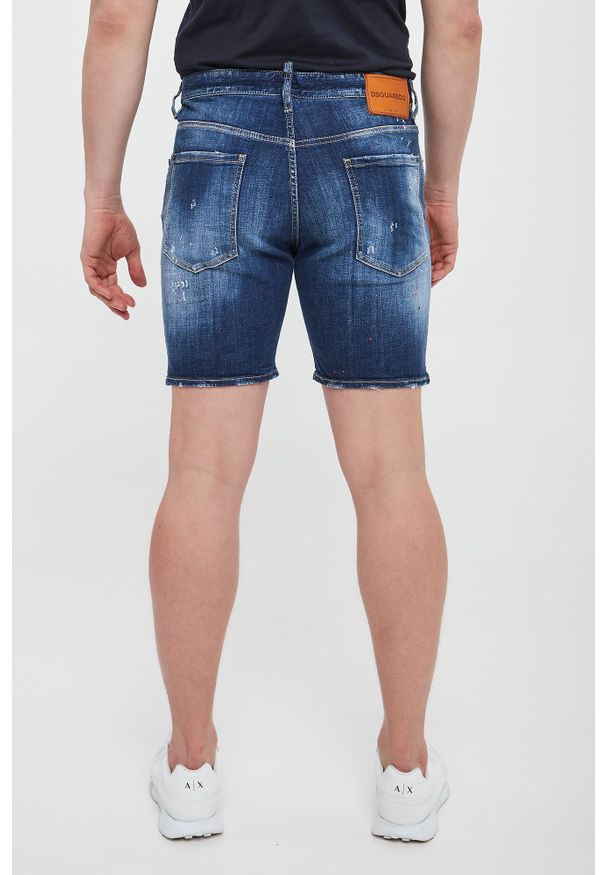 Szorty męskie jeansowe Marine Short DSQUARED2. Materiał: jeans. Styl: marine