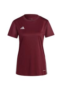 Adidas - Koszulka damska adidas Tabela 23 Jersey. Kolor: czerwony. Materiał: jersey. Sport: piłka nożna