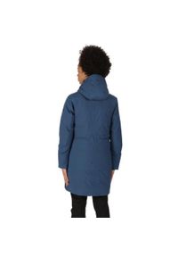 Kurtka uniwersalna damska Regatta Parka Yewbank Ll. Typ kołnierza: kaptur. Kolor: niebieski. Materiał: syntetyk. Długość: długie. Sport: turystyka piesza #2