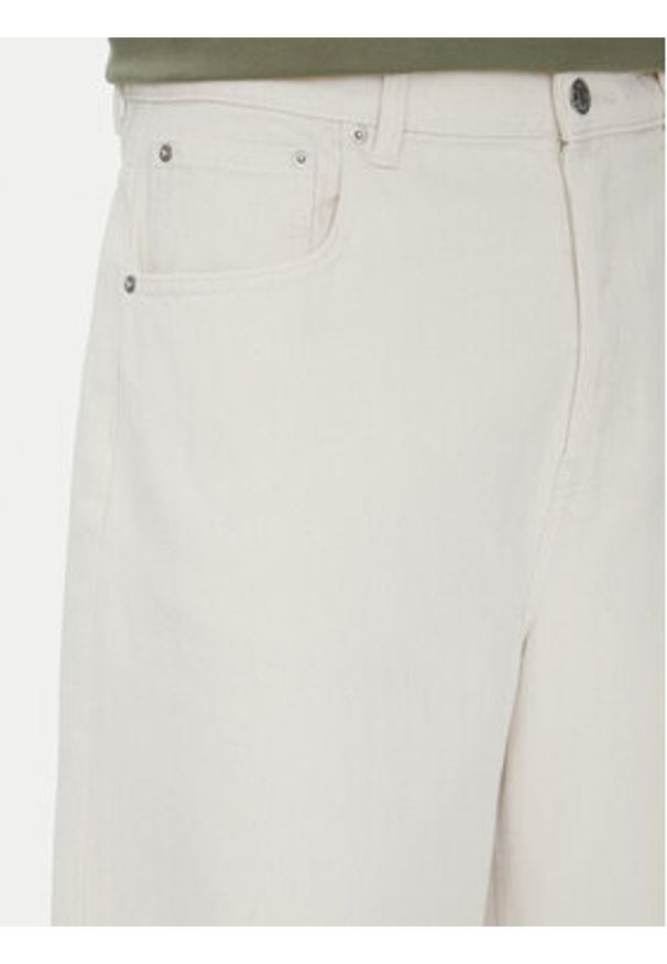 Only & Sons Szorty jeansowe Carl 22034145 Écru Balloon Fit. Materiał: bawełna