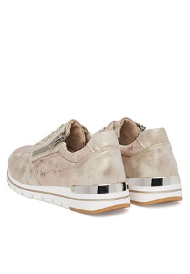 Remonte Sneakersy R6700-61 Beżowy. Kolor: beżowy. Materiał: materiał