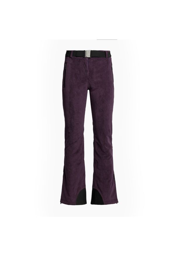 Spodnie narciarskie damskie Colmar Corduroy. Kolor: fioletowy. Sezon: zima. Sport: narciarstwo