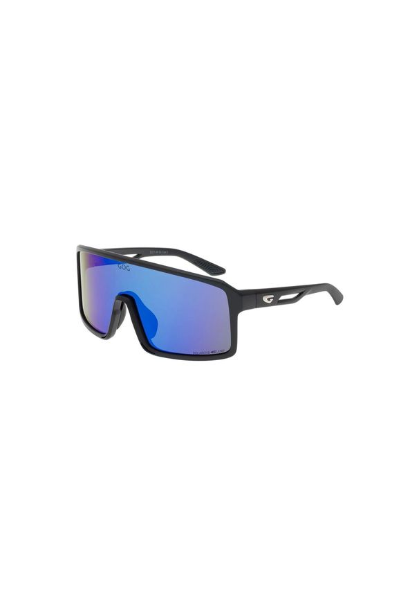 Okulary polaryzacyjne GOG Ragnarok - matt black/blue. Kolor: czarny