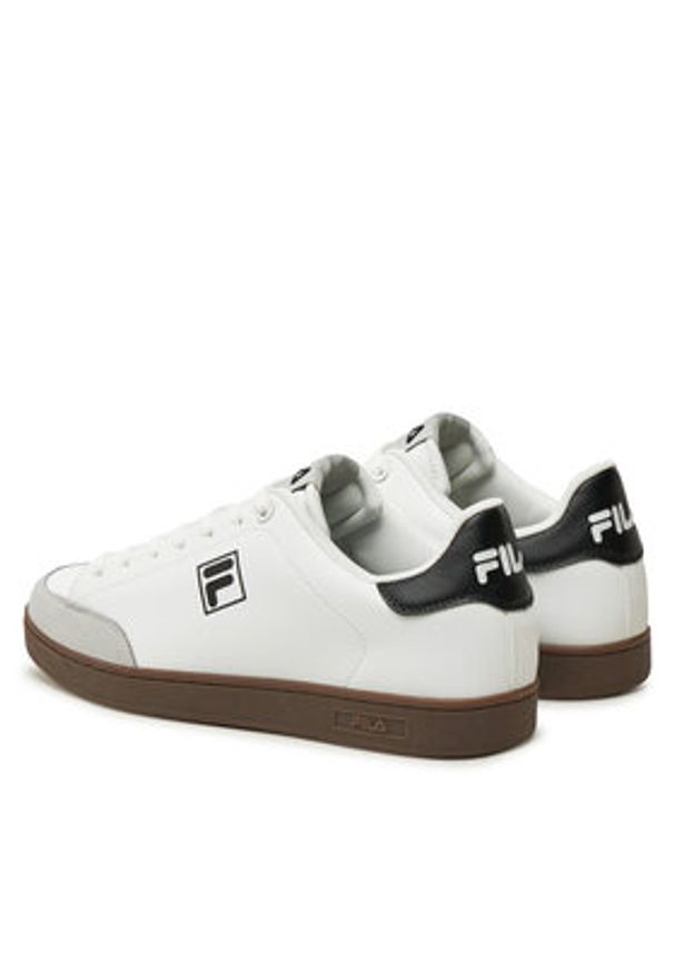 Fila Sneakersy Courtbay FFM0365.13036 Biały. Kolor: biały. Materiał: skóra