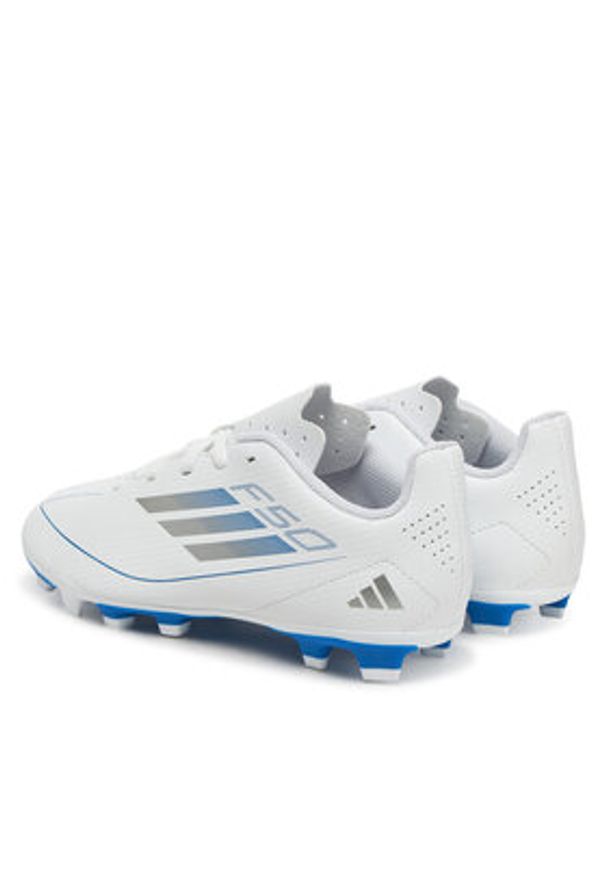 Adidas - adidas Buty do piłki nożnej F50 Club Firm/Multi-Ground IE1310 Biały. Kolor: biały. Materiał: skóra