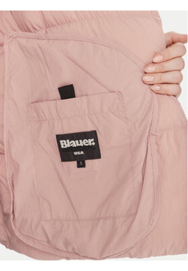 Blauer Kurtka zimowa 25WBLDC03166 Różowy Regular Fit. Kolor: różowy. Materiał: syntetyk. Sezon: zima