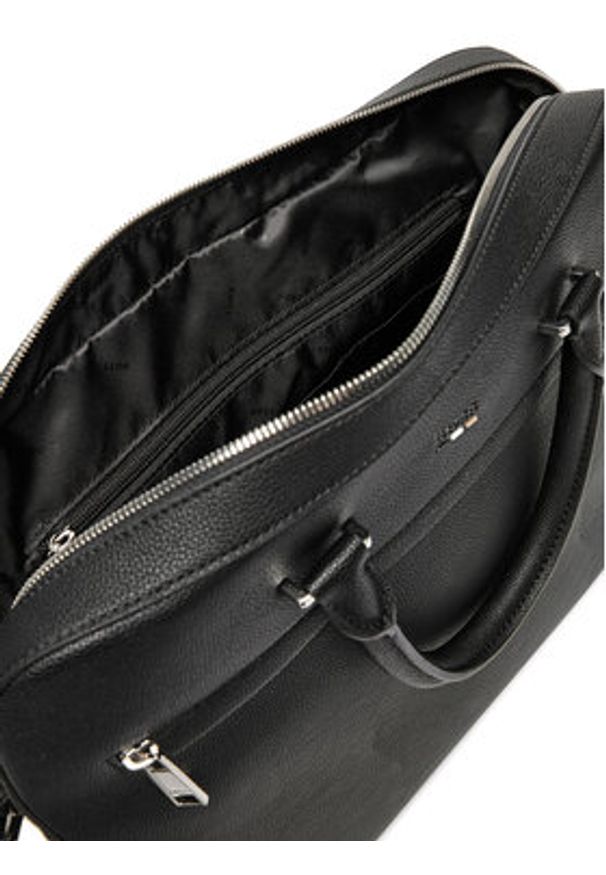 BOSS - Boss Torba na laptopa Ray S 50536498 Czarny. Kolor: czarny. Materiał: skóra