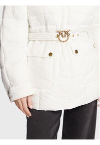 Pinko - PINKO Kurtka zimowa Olga 1G18JC A082 Biały Relaxed Fit. Kolor: biały. Materiał: syntetyk. Sezon: zima #5