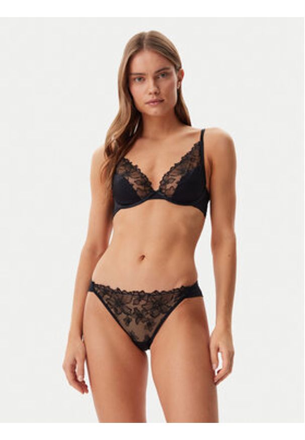 Hunkemöller Figi brazylijskie Jemima 301076 Czarny. Kolor: czarny. Materiał: syntetyk