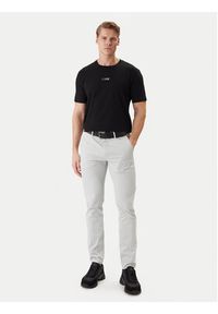 BOSS Chinosy 50510933 Szary Slim Fit. Kolor: szary. Materiał: bawełna #2