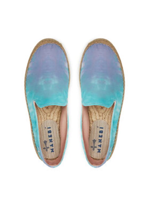 Manebi Espadryle Slippers W T 2.3 Niebieski. Kolor: niebieski. Materiał: materiał
