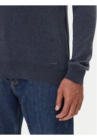 Guess Golf M5BR09 Z0432 Granatowy Regular Fit. Typ kołnierza: golf. Kolor: niebieski. Materiał: syntetyk