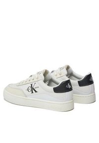 Calvin Klein Jeans Sneakersy Classic Cupsole Low Lace Lth Ml YW0YW01296 Biały. Kolor: biały. Materiał: skóra #2