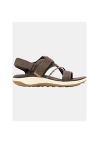 Sandały damskie Merrell Terran 4 Backstrap. Kolor: brązowy. Materiał: materiał. Sezon: lato