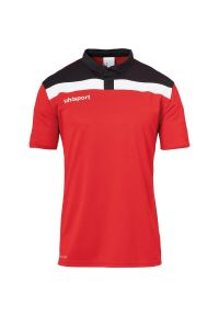 UHLSPORT - Koszulka Uhlsport Offense 23. Kolor: czerwony, wielokolorowy, czarny. Materiał: jersey