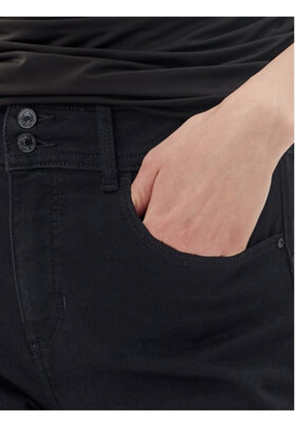 Guess Jeansy W4BA34 D4PZ1 Czarny Skinny Fit. Kolor: czarny