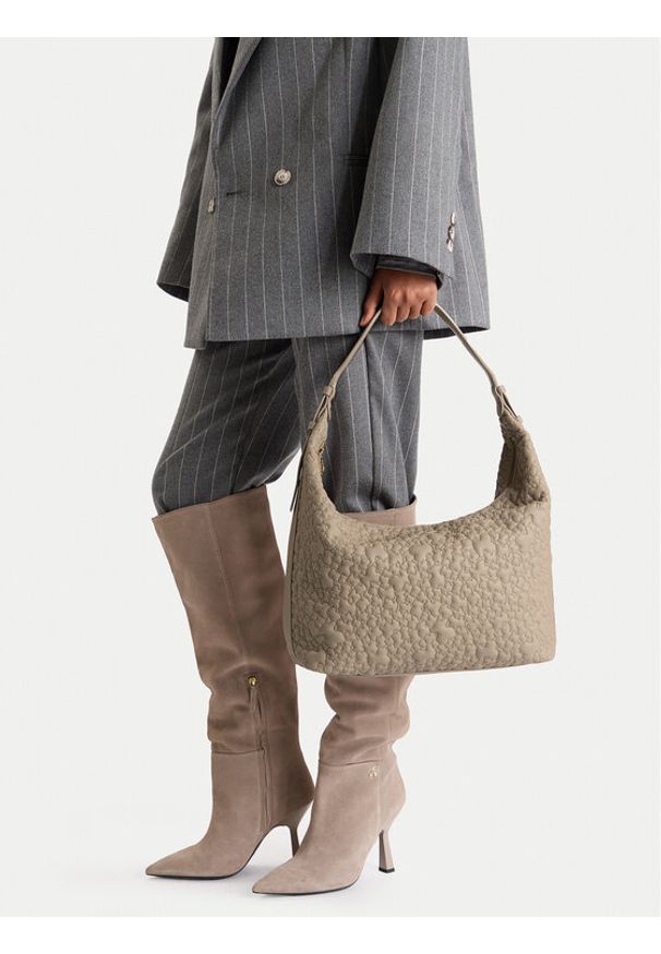 Tous - TOUS Torebka Puffy Bear 2002304843 Beżowy. Kolor: beżowy. Materiał: skórzane