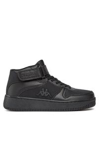 Kappa Sneakersy Logo Maserta Md V 35164DW Czarny. Kolor: czarny. Materiał: skóra