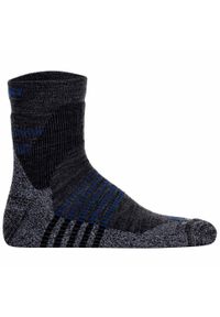 salomon - Skarpety trekkingowe Salomon X Ultra Access Quarter 2 pary, wełna merino. Kolor: szary, brązowy, wielokolorowy. Materiał: wełna, poliamid, elastan, akryl
