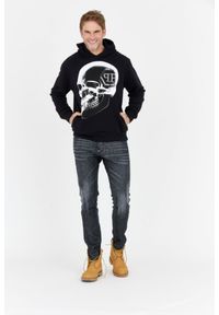 Philipp Plein - PHILIPP PLEIN Czarna bluza męska z kapturem x-ray skull, Rozmiar XXL. Typ kołnierza: kaptur. Kolor: czarny #4