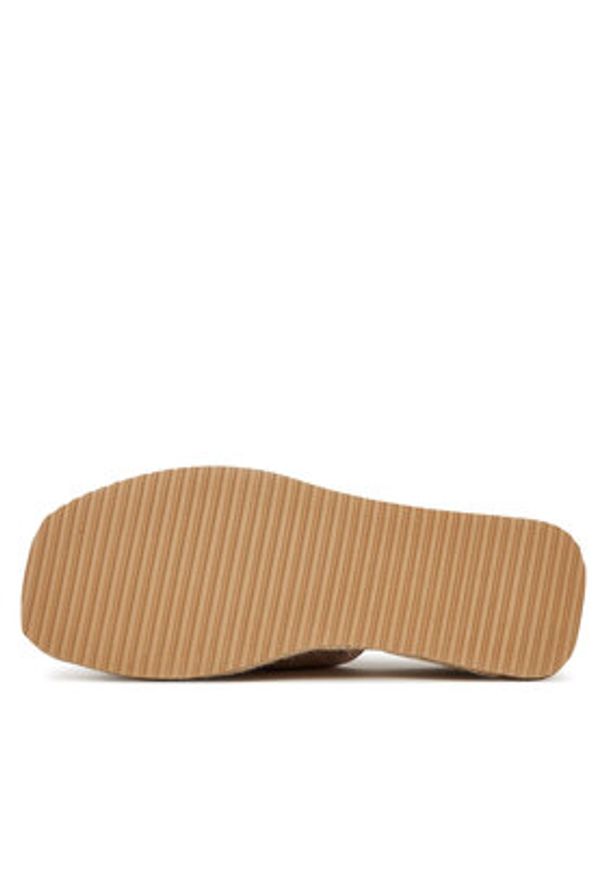 DeeZee Klapki LE601-113 Beżowy. Kolor: beżowy. Materiał: materiał