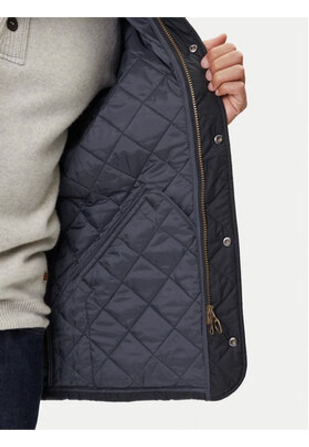 Barbour Kurtka przejściowa Chelsea MQU0006NY51 Granatowy Regular Fit. Kolor: niebieski. Materiał: syntetyk