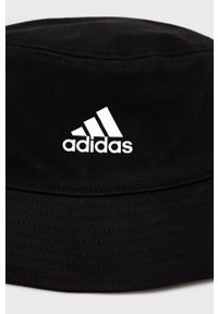 Adidas - adidas kapelusz bawełniany H36810.M kolor czarny. Kolor: czarny. Materiał: bawełna #4