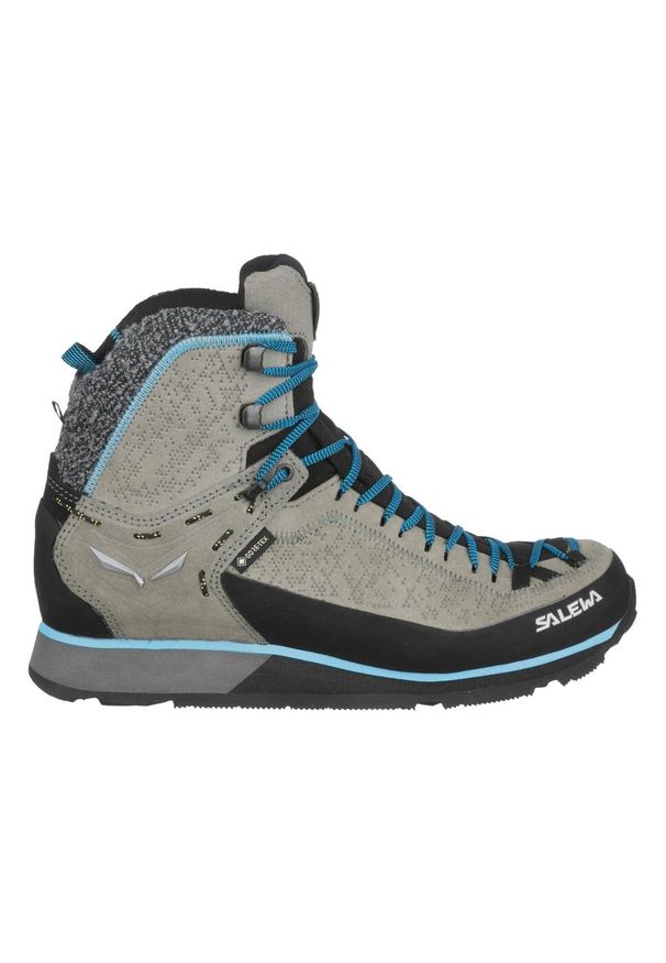 Buty Trekkingowe Damskie Salewa Mtn Trainer 2 Winter Gtx. Kolor: beżowy. Materiał: guma, materiał, syntetyk