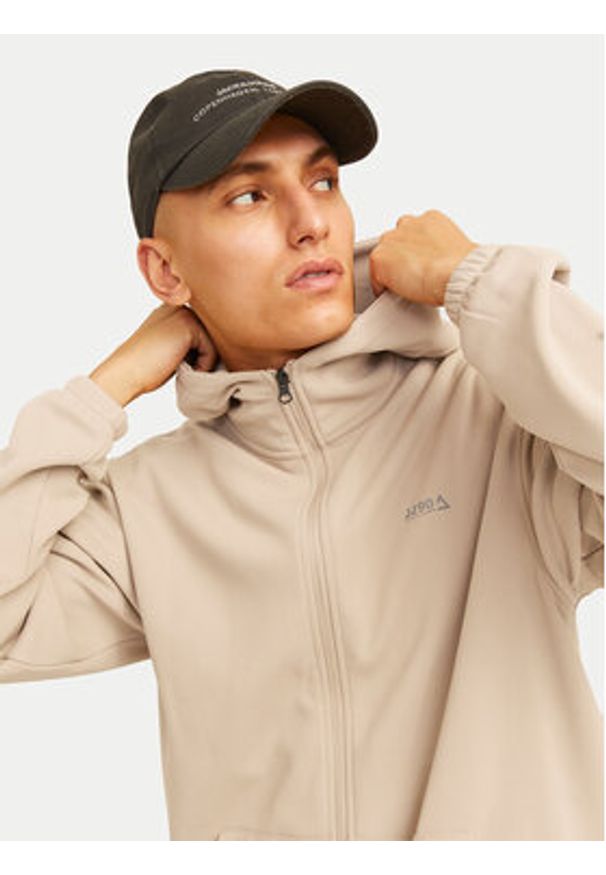 Jack & Jones - Jack&Jones Bluza Basic 12261373 Beżowy Regular Fit. Kolor: beżowy. Materiał: syntetyk