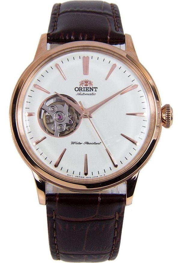 orient - Zegarek Orient Zegarek męski Orient RA-AG0001S10B brązowy. Kolor: brązowy