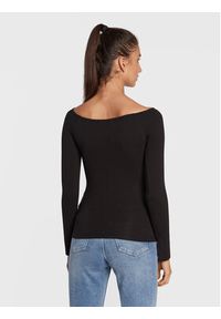 Calvin Klein Jeans Bluzka J20J219995 Czarny Slim Fit. Kolor: czarny. Materiał: bawełna #4