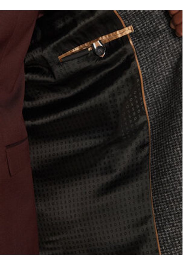 BOSS - Boss Płaszcz przejściowy H-Hyde 50528132 Czarny Slim Fit. Kolor: czarny. Materiał: syntetyk