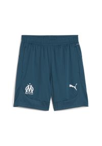Puma - Męskie szorty treningowe Olympique Marsylia PUMA Ocean Tropic White Blue. Kolor: wielokolorowy, niebieski, biały. Sport: piłka nożna #1