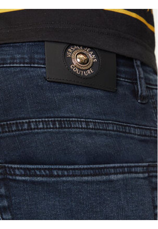 Versace Jeans Couture Jeansy 79GAB5D0 CDWAB Granatowy Slim Fit. Kolor: niebieski