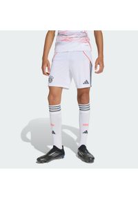 Adidas - Szorty FC Bayern 25/26 Away Kids. Kolor: biały