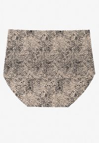Renee - Czarno-Beżowe Bezszwowe Majtki Figi High Waist Dolevia. Stan: podwyższony. Kolor: czarny