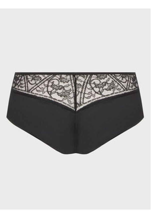 Chantelle Figi brazylijskie Alto C12L40 Czarny. Kolor: czarny. Materiał: syntetyk