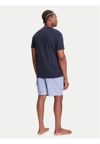 Emporio Armani Underwear Piżama EM000649 AF18543 MB352 Granatowy Regular Fit. Kolor: niebieski. Materiał: bawełna