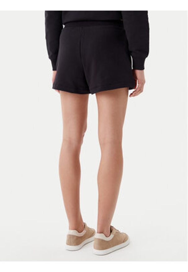 Calvin Klein Jeans Szorty sportowe Placed Institutional J20J225525 Czarny Regular Fit. Kolor: czarny. Materiał: bawełna