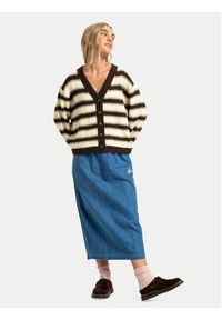 Quiksilver Spódnica jeansowa Yukon EQWWK03028 Granatowy Regular Fit. Kolor: niebieski. Materiał: bawełna #6