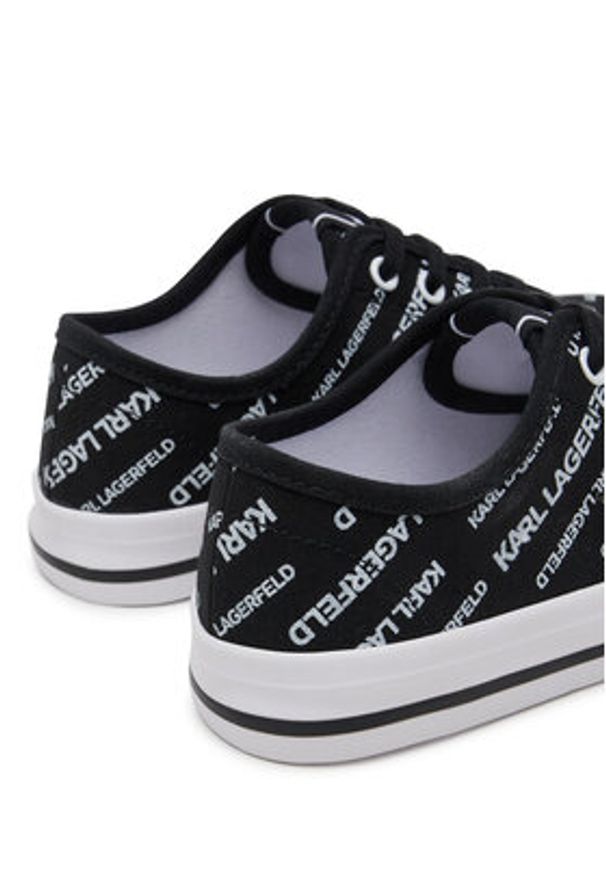 Karl Lagerfeld Kids Tenisówki Z30562 M Czarny. Kolor: czarny. Materiał: materiał