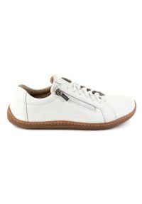 Olivier Buty minimalistyczne barefoot skórzane damskie 1242 białe. Kolor: biały. Materiał: skóra. Szerokość cholewki: normalna. Styl: elegancki #1