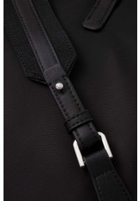 Calvin Klein plecak damski kolor czarny mały gładki. Kolor: czarny. Wzór: gładki #8