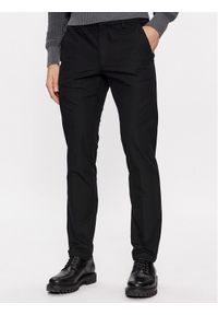 BOSS - Boss Spodnie materiałowe Kaito1_T 50487754 Czarny Slim Fit. Kolor: czarny. Materiał: bawełna, syntetyk