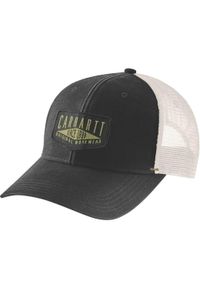 Czapka z daszkiem Carhartt Canvas Workwear Patch Cap. Kolor: czarny