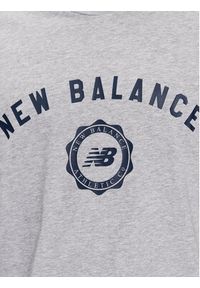 New Balance T-Shirt Sport Seasonal Graphic MT31904 Szary Relaxed Fit. Kolor: szary. Materiał: bawełna. Styl: sportowy