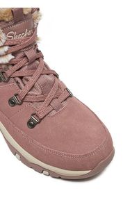 skechers - Skechers Trzewiki Snow Worries 167882/MVE Różowy. Kolor: różowy. Materiał: skóra, zamsz #3