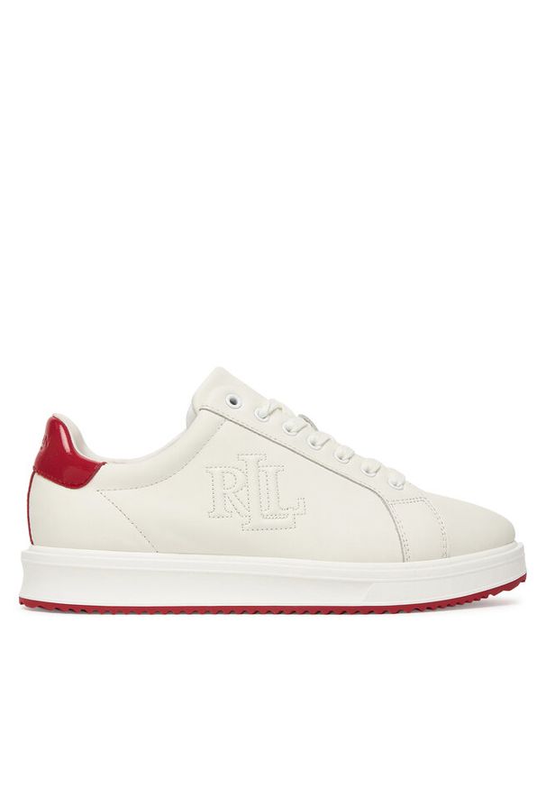 Lauren Ralph Lauren - Sneakersy LAUREN RALPH LAUREN. Kolor: biały