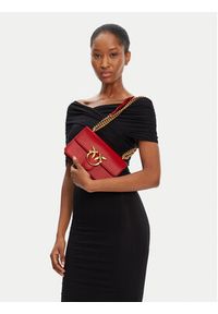 Pinko - PINKO Torebka Love One Mini Dc PE 25 PCPL 00074 A0F1 Czerwony. Kolor: czerwony. Materiał: skórzane #4