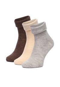 Nine West Skarpety długie CEO_KR_NW_101_W_AW25_(3-PACK) Kolorowy. Materiał: akryl. Wzór: kolorowy #1